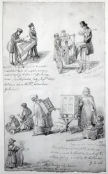 Muzikanten op de straten van Londen, 1841-43